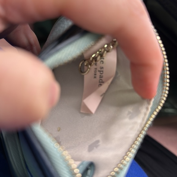 Kate Spade Jackson Blue Wristlet Small Card Holder Purse Wallet - Picture 9 of 12